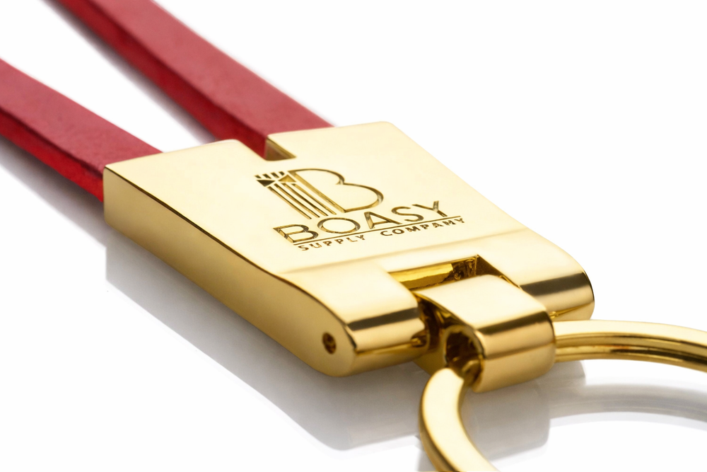 BOASY Signature Leather Lanyard