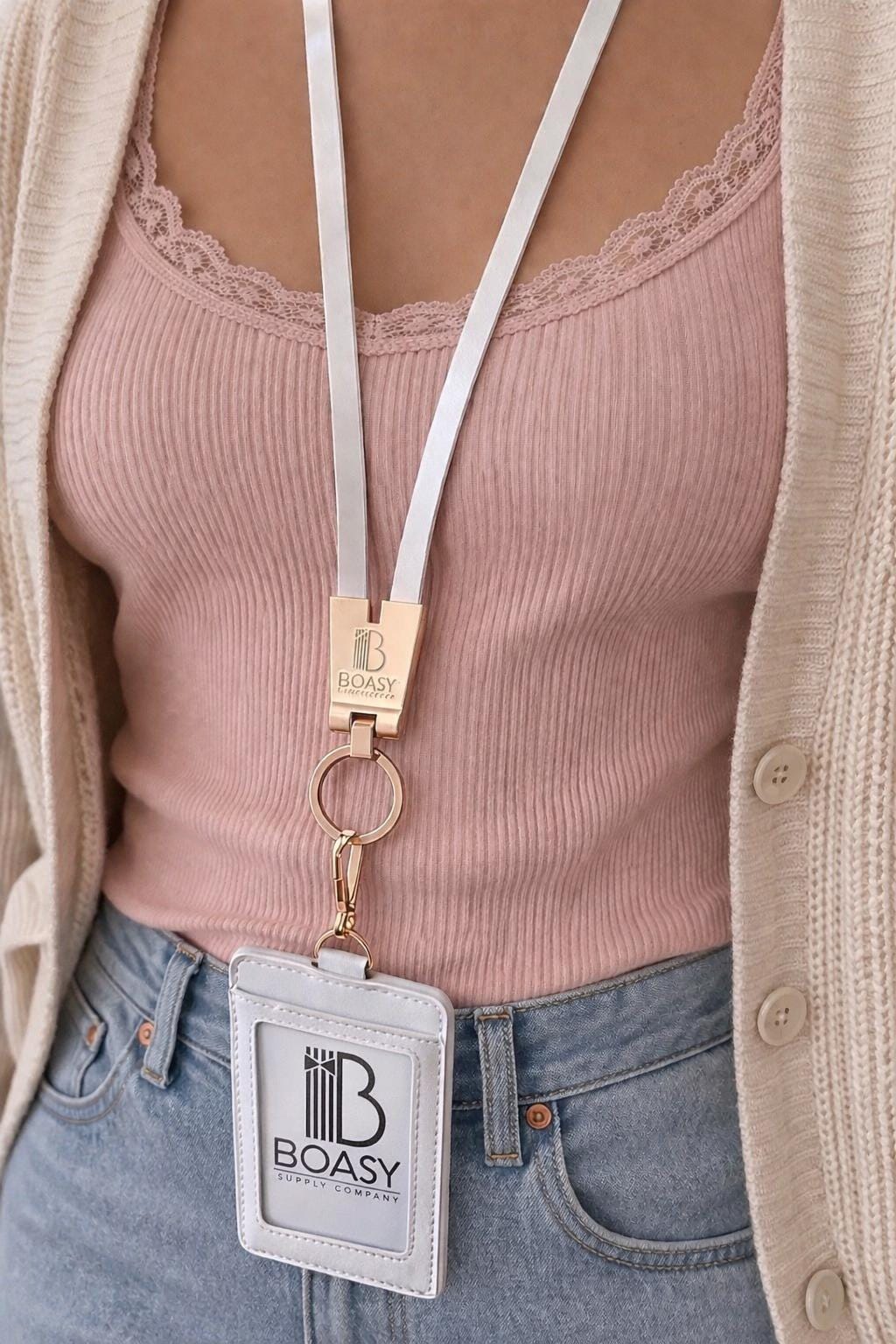 BOASY Signature Leather Lanyard